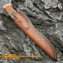 Funda De Cuero Universal De Gran Tamaño Para Cuchillo (cuchillo No Incluido) - Marrón - Ver 5