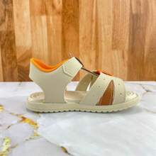 Kids Flat Sandals - 米色 - 查看 4