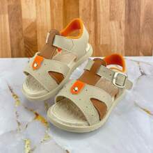 Kids Flat Sandals - 米色 - 查看 1