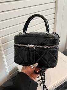 Embroidery Chain Strap Ladies' Handbag Crossbody Bag
