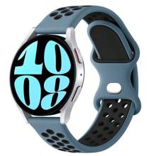 COOLIA 1入組矽膠運動錶帶，適用於Garmin Active5/Vivomove Trend/Vivoactive 5/Venu SQ2/Vivomove Sport/Venu 2 Plus/Approach S40/Forerunner 158/Forerunner 55/Venu/Venu SQ/Vivomove3/Vivoactive3 Music/VivoMove Luxe/VivoMove Style/Vivomove/Vivomove HR Sport/Vivoactive3/Vivoactive3 Music/Forerunner245/Forerunner245music/Forerunner645/Forerunner645music。適用於Galaxy Watch 6 5 4 Band 40mm 44mm/Galaxy Watch 6 4 Classic 43mm 47mm 46mm 42mm/Watch 5 Pro 45mm/Watch 3 Band，Active 2 Band。適用於Watch GT3 42mm/Watch GT2 42mm/Watch 2。適用於Honor Watch SE/Honor MagicWatch2 42mm。適用於Amazfit Active/GTR Mini/Bip3 Pro/Bip3/GTS4 Mini/GTS 3/GTS 2e/GTS 2mini/GTS 2/Pop Pro/Pop/BIP U/GTR 42MM/GTS/BIP/BIP Lite/Bip 1S/ZEPP E/GTS4/GTS4min。適用於其他20mm的男女手錶帶，大碼 - 20mm-Large - 查看 17