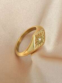 BALMORA 1 Nhẫn Bạc Thời Trang Đính Đá Cubic Zirconia & Nhẫn Trang Trí Mắt Cho Nữ Trang Trí Hàng Ngày - Vàng - Xem 5