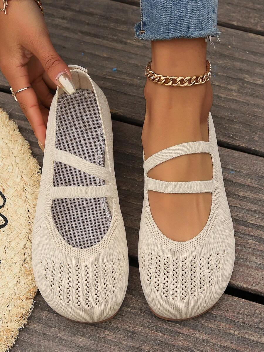 Women's Breathable Hollow-Out Casual Shoes With Soft Sole For Summer