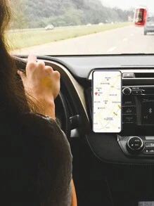 2PCS Nano Sticker Car Mobile Phone Holder, Universal Support Stand With Advanced Technology, Air Vent Mounted Traceless Suction Cup Style For Automobile - White - View 9