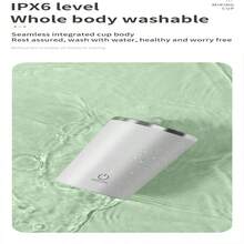 Portable Stainless Steel Self Stirring Mug, Automatic Mixing Coffee Cup - White - View 4