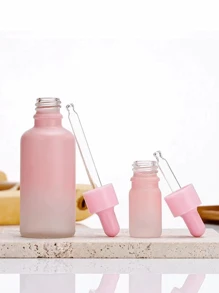 1 Pièce Bouteille D'huile Essentielle Rose Dégradée De 5ml/10ml/15ml/20ml/30ml/50ml/100ml, Conteneur Portable De Maquillage Rechargeable Avec Compte-gouttes