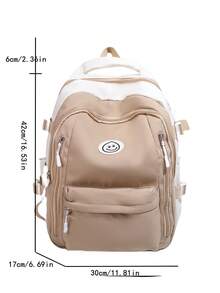 高中生大学新生多功能单肩包单肩包休闲包迷你男士字母贴片翻盖斜挎包，手提包书包旅行、大学、户外、运动、通勤单肩包单肩包侧包方形包黑色节日包夏季男士礼物万圣节圣诞节冬季圣诞礼物男士包男士包 - 卡其色 - 查看 10