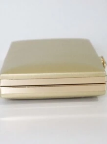 Túi cầm tay đơn giản thiết kế hình giọt nước mới bằng chất liệu PU cho tiệc tùng nữ - Vàng - Xem 2