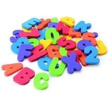 36Pcs Alphabet Bath Puzzle Soft EVA Numbers Alphanumeric Letters Bath Toys Toy Early Educational Toy Tool - Multicolor - View 4