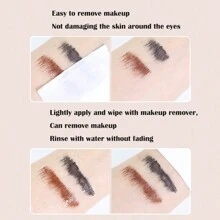 Máscara de pestañas Amy's Diary, 1,5 g, alargadora, espesante, voluminizadora, iluminadora, pestañas marrones 3d, no se corre, de larga duración, suave, sin grumos, fácil de quitar, rizado natural - Marrón - Ver 3