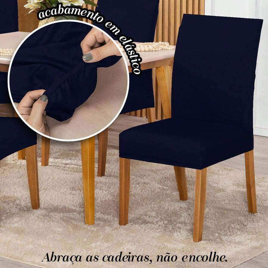 Chair Covers - สีน้ำเงินเข้ม - ดู 1