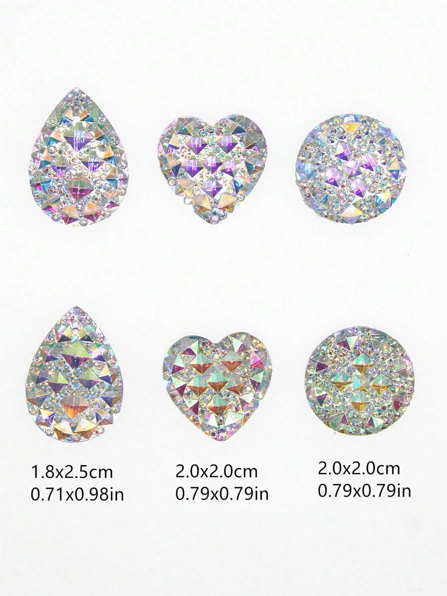 20pcs Glitter Polyresin DIY Sewing Decoration SHEIN USA