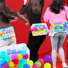 Jeu de boules de balancier - Jeu amusant pour la famille, pour l'intérieur et l'extérieur - Fournitures de fête pour mariage, anniversaire, anniversaire et vacances d'été, jouets de piscine convenant aux jeux de piscine, fête de piscine, jeux pour adultes convenant à Halloween/Noël/Thanksgiving