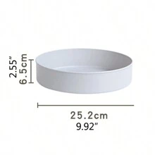 PDDMALL 360 Degree Rotating Cabinet Organizer Kitchen Bathroom Cosmetic Turntable Storage Tray Non-Slip Spice Round Rack Plate - Grey - View 2