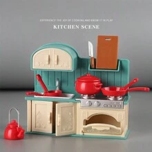 Miniatur Möbel Set Wohnzimmer Zubehör Für Puppenhaus, Tisch & Stühle Nachbildung Modell Für Mädchen Puppenhaus