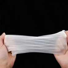 一次性手套加厚廚房家用塑膠薄膜手套,適用於食品安全、餐廳、防水、防油、洗碗、乳膠、橡膠、美容、透明、加厚等場合 - 白色 - 查看 8