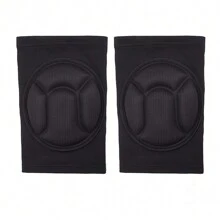 1pc Thick High-Density Sponge Anti-Slip Knee Pad With Elastic Fabric For Sports - Black - View 6