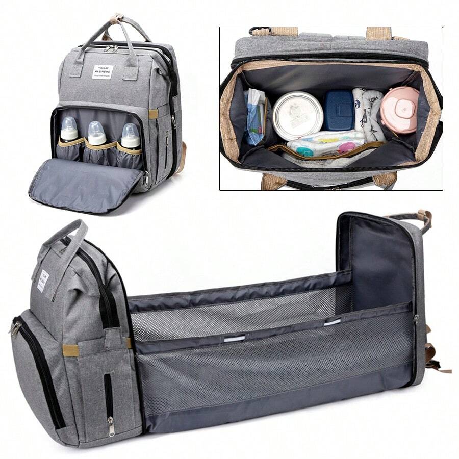 Mochila multifuncional de gran capacidad para maternidad y bebé,navidad