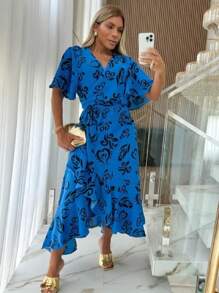 Women Dresses - 藍色 - 查看 1