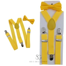 Kids Belts & Suspenders - Màu vàng - Xem 1