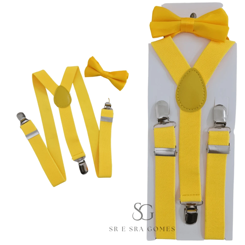 Kids Belts & Suspenders - Màu vàng - Xem 1