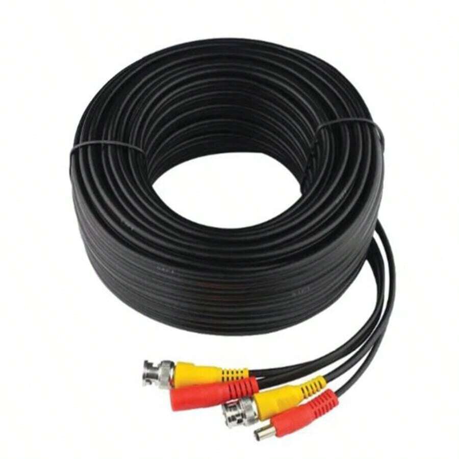 Rollo Cable Coaxial Siames 30mts - Negro - Ver 1