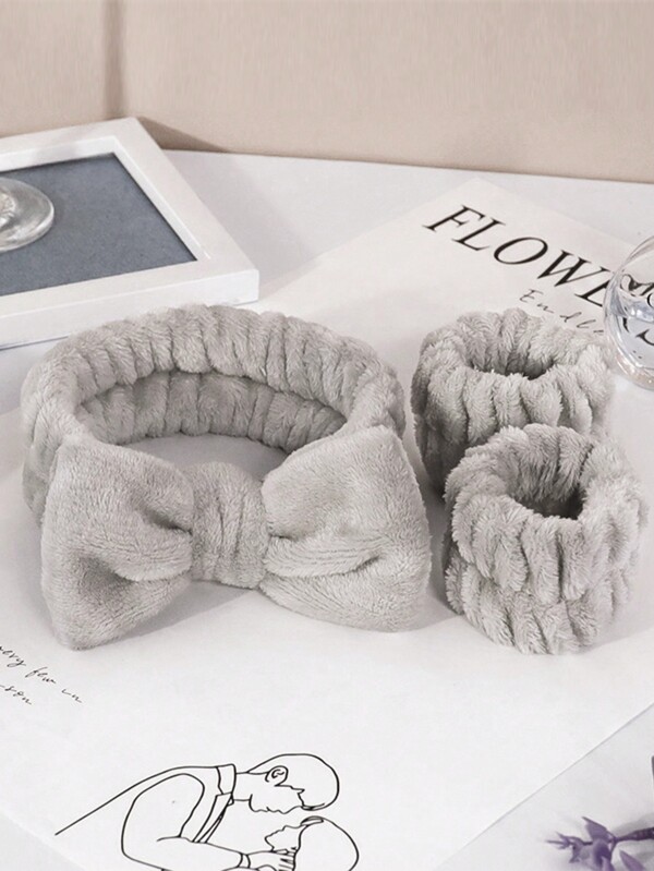 1/2/3 Stück, Weiches Spa-Stirnband für Hautpflege, Puffy Make-up Haarband, saugfähige Gesichtswasch-Armbänder, rutschfeste Korallenfleece-Haarhalter, süße Schleifchen-Haraccessoires, nahtlose, dicke Haargummis für den Pferdeschwanz, elastisches Haarband, Must-Have Schul-Zubehör, lustiges Halloween-Kostüm-Accessoire, Reiseessentials für den täglichen Gebrauch und Yoga-Haare