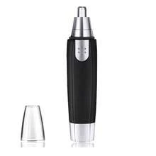 Aparador Removedor de Pelos Elétrico/Portátil para Nariz/Orelha/Rosto / Depilador Facial - Preto e Branco - Visão 2