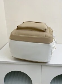 高中生大学新生多功能单肩包单肩包休闲包迷你男士字母贴片翻盖斜挎包，手提包书包旅行、大学、户外、运动、通勤单肩包单肩包侧包方形包黑色节日包夏季男士礼物万圣节圣诞节冬季圣诞礼物男士包男士包 - 卡其色 - 查看 8