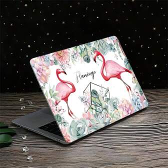 Compatible Laptop Case Compatible With Apple Laptop Air 13, M2 Apple Laptop Pro 13, 2020 M1 Apple Laptop Pro 13, Apple Laptop Pro 14, Clear 2021 Apple Laptop Pro 15 Accessories, Apple Laptop Air 11, Apple Laptop Pro 16, Apple Laptop Air 12, Printed Flower And Flamingo Pattern Compatible With Apple Laptop Protective Shell, Microsoft Laptop Protective Shell Cover 13.5-Inch, Microsoft 15-Inch Laptop Case, Microsoft 12-Inch Laptop Case