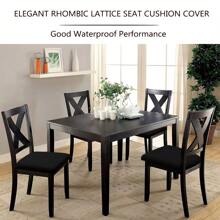 Waterproof Chair Seat Covers Set Of 4, Dining Chair Covers Set Of 4 For Restaurants - Black - View 4