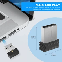 Jiggler de ratón USB, Jiggler automático del movimiento del ratón de la computadora, mantiene la computadora despierta, movimiento del ratón - Multicolor - Ver 6