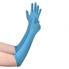 1 Pair Spring Summer Unisex Multicolor Nylon Spandex Gloves, Suitable For Driving, Sun Protection, Jewelry & Square Dance