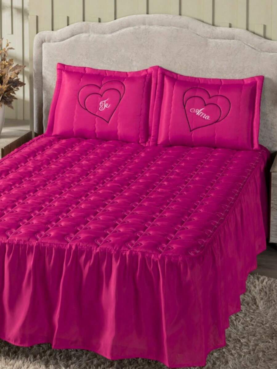 Quilts - Màu Hồng Tươi - Xem 1