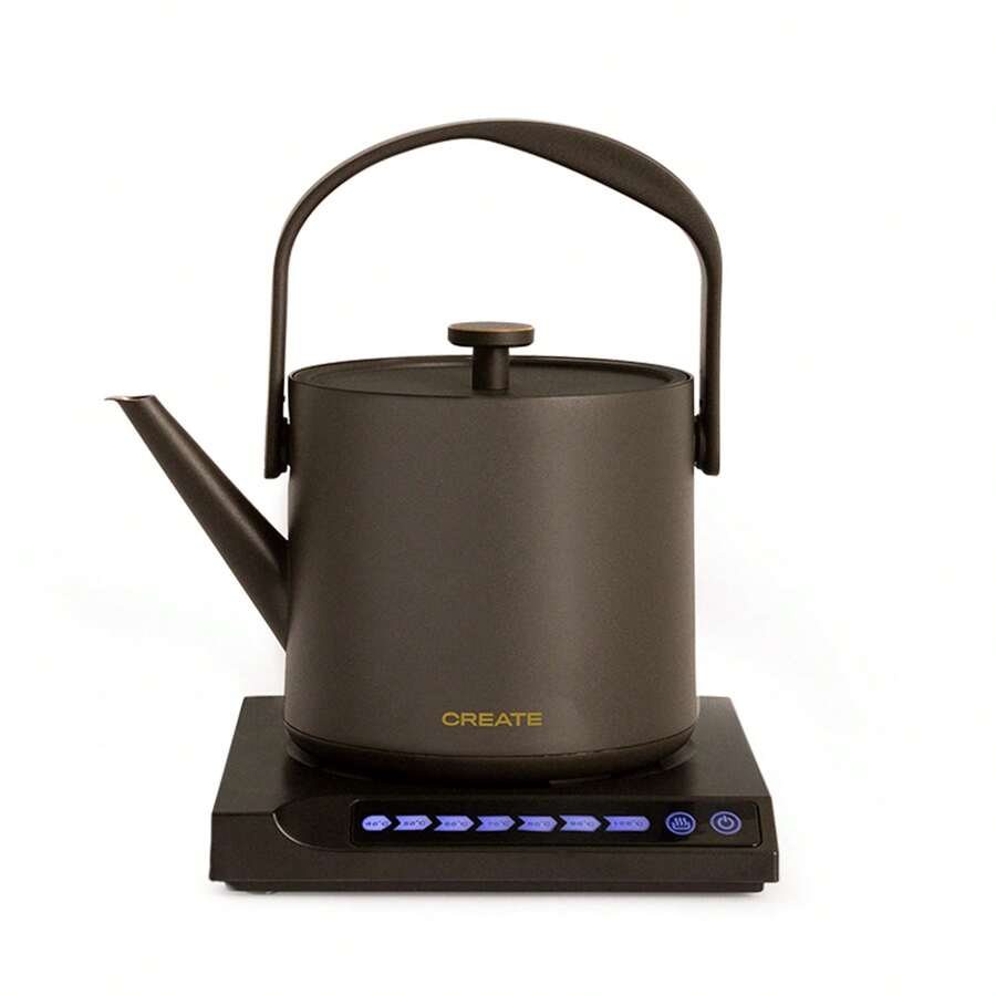 Electric Water Kettle 0.5 L With Adjustable Temperature - HATTORI - Black - View 1