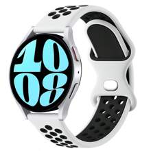 COOLIA 1入組矽膠運動錶帶，適用於Garmin Active5/Vivomove Trend/Vivoactive 5/Venu SQ2/Vivomove Sport/Venu 2 Plus/Approach S40/Forerunner 158/Forerunner 55/Venu/Venu SQ/Vivomove3/Vivoactive3 Music/VivoMove Luxe/VivoMove Style/Vivomove/Vivomove HR Sport/Vivoactive3/Vivoactive3 Music/Forerunner245/Forerunner245music/Forerunner645/Forerunner645music。適用於Galaxy Watch 6 5 4 Band 40mm 44mm/Galaxy Watch 6 4 Classic 43mm 47mm 46mm 42mm/Watch 5 Pro 45mm/Watch 3 Band，Active 2 Band。適用於Watch GT3 42mm/Watch GT2 42mm/Watch 2。適用於Honor Watch SE/Honor MagicWatch2 42mm。適用於Amazfit Active/GTR Mini/Bip3 Pro/Bip3/GTS4 Mini/GTS 3/GTS 2e/GTS 2mini/GTS 2/Pop Pro/Pop/BIP U/GTR 42MM/GTS/BIP/BIP Lite/Bip 1S/ZEPP E/GTS4/GTS4min。適用於其他20mm的男女手錶帶，大碼 - 20mm-Large - 查看 19