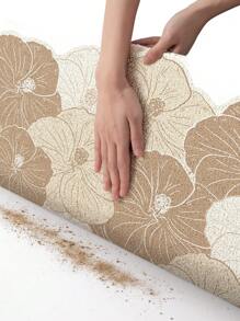 DAJIANG 1 Thảm chùi chân PVC họa tiết hoa, dễ vệ sinh, thích hợp cho phòng ăn, ngoài trời, lối vào, trang trí lối vào dày, phòng tắm, nhà bếp - Nhiều màu - Xem 7