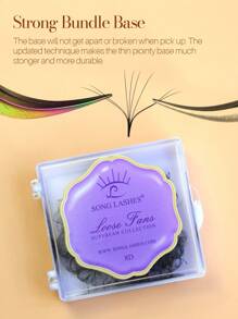 SONG LASHES6D 8D 10D Premade Fans Sharp Thin Pointy Base Premade Fans Eyelash Extensions Lash Clusters,Eye Lash Clusters,Individual Eyelashes,Lashes,Fake Lashes - D - View 8