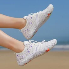 1 đôi giày thể thao dưới nước nhanh khô dành cho nữ, thích hợp cho các hoạt động ngoài trời và tập thể dục. - trắng - Xem 4