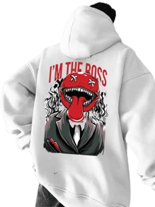 Men Hoodies - 白色 - 查看 1