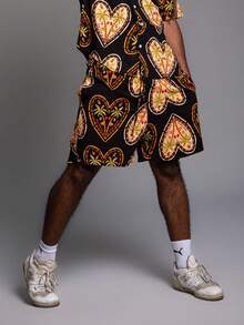 Men Shorts - 黑色 - 查看 3