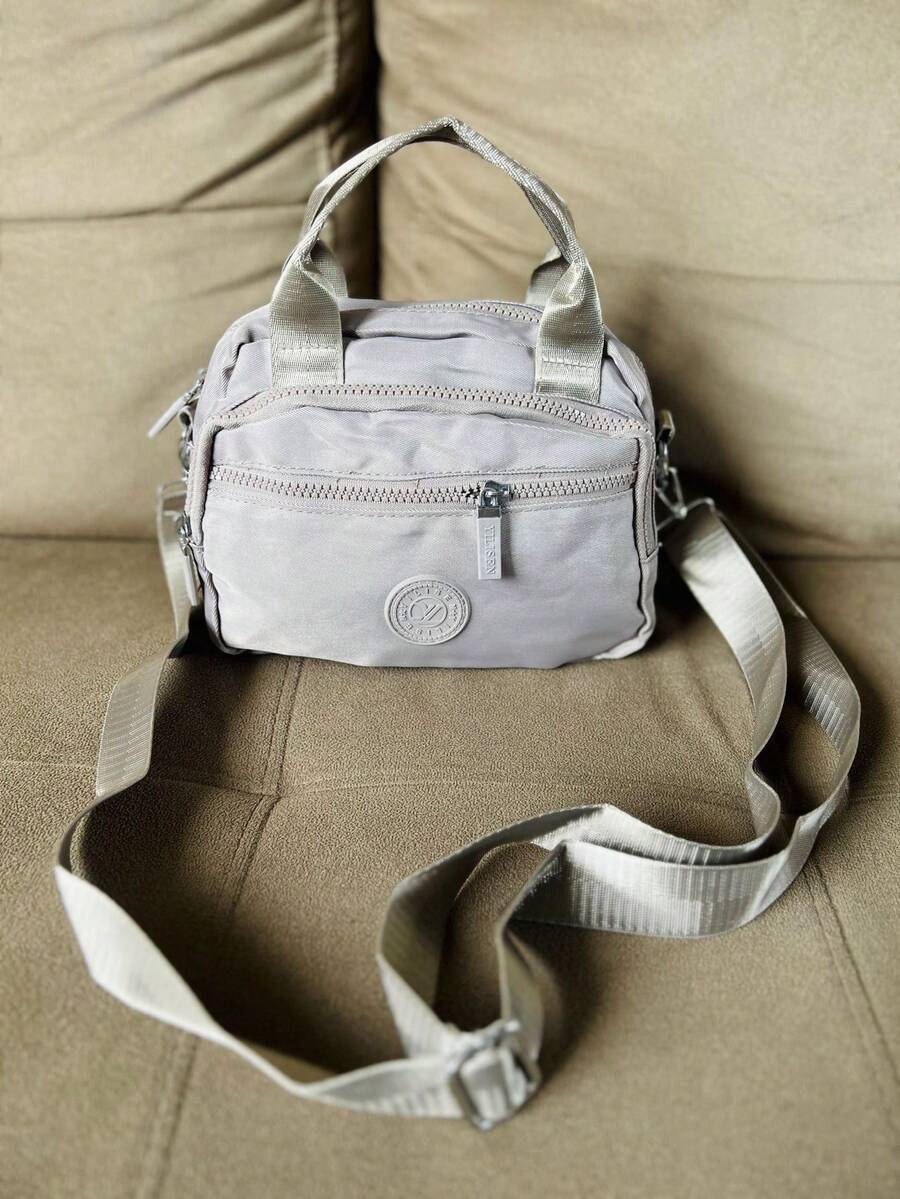 Women Shoulder Bags - Khaki - View 1