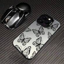 1 Vỏ Điện Thoại Họa Tiết Bướm Chống Trượt Mờ Tương Thích Với IPhone 7/8/11/12/13/14/15/X/Xr/Xs/Plus/Pro/Pro Max/Se2 - đen[0] - Xem 7