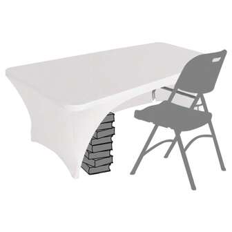 1pc Spandex Table Cover, Synthetic Table Cover, Tight, Fitted, Washable And Wrinkle Resistant Stretch Rectangular Patio Table Cover, For Event, Wedding, Banquet & Parties