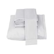 Kit Cobre leito Casal Queen 17 Peças Bordado Melody Luxo 160 Fios Rosê - ROSÊ - Visão 8