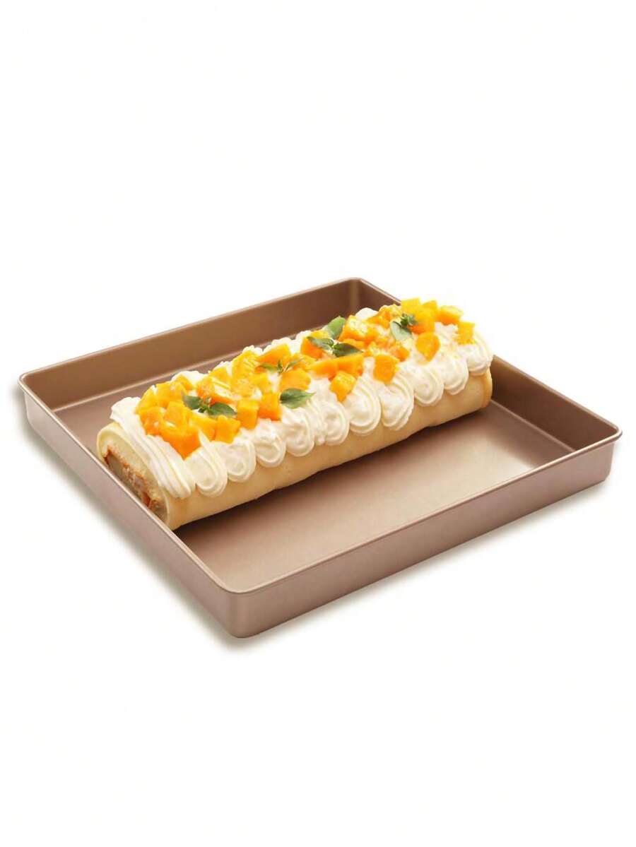1pc 11 Inch NonStick Square Baking Pan, Suitable For Cake Rolls