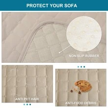 YSTYLE Sofa Cover 1/2/3/4 Seater - Waterproof Sofa Cover With Armrests, Sofa Protector Non-Slip, Sofa Cover, Couch Cover, Sofa Protection, Sofa Cover Protector For Pets Cat Dogs