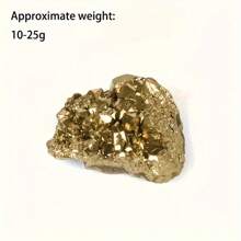1pc Electroplated Gold Crystal Agate Cluster - Suitable For Home Decor, Crystal Specimen Collection, High-End Diy Jewelry Decoration, Festival Party, The Best Holiday Gift
