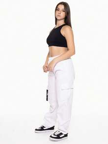 Women Pants - trắng - Xem 3