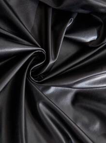 1件防水桌布，纯色，防油，高档，适用于餐桌、茶几、书桌，防尘，可水洗，长方形家用桌布 - 黑色 - 查看 4